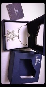 Swarovski crystal snowflake necklace